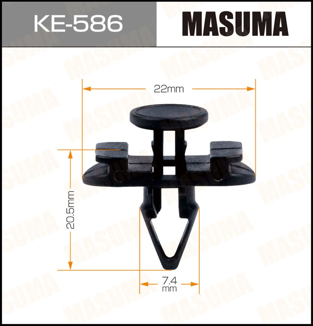 Клипса Masuma KE-586