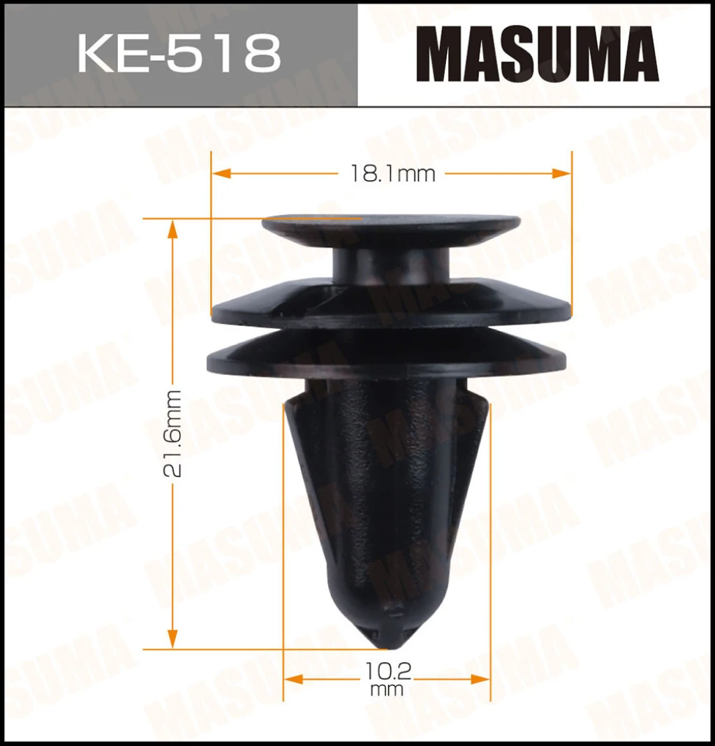 Клипса Masuma KE-518