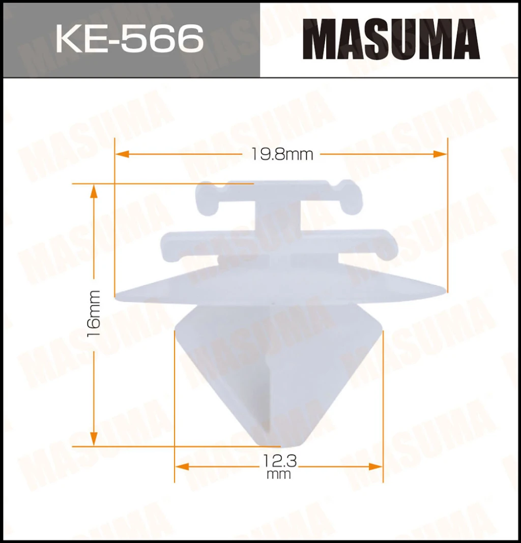 Клипса Masuma KE-566