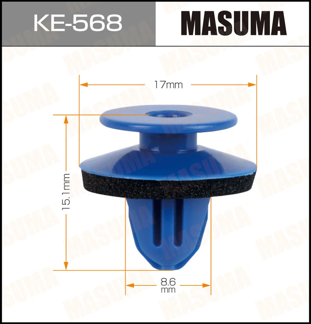 Клипса Masuma KE-568