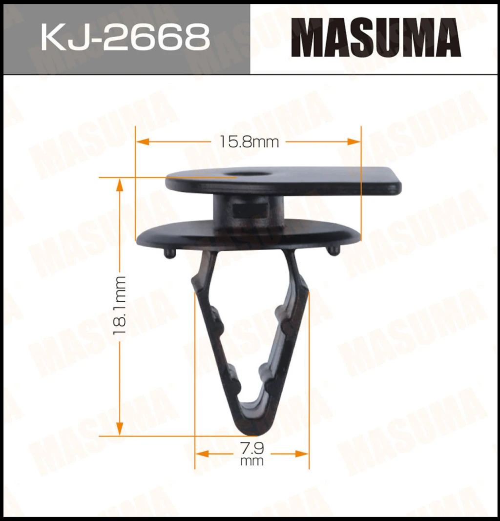 Клипса Masuma KJ-2668