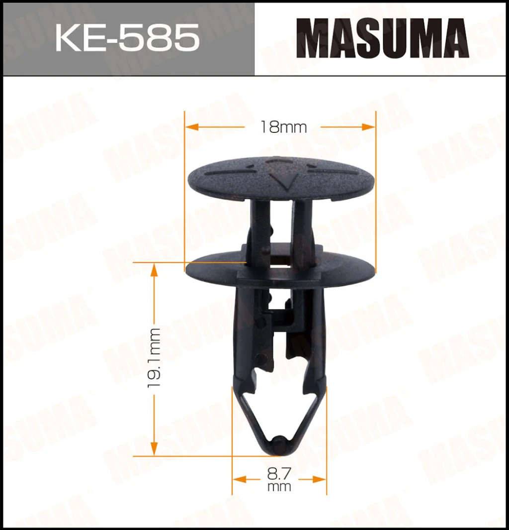 Клипса Masuma KE-585