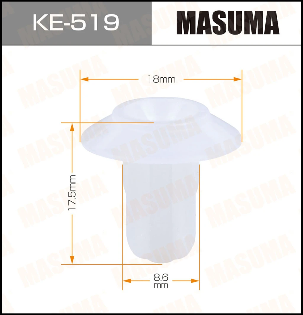 Клипса Masuma KE-519
