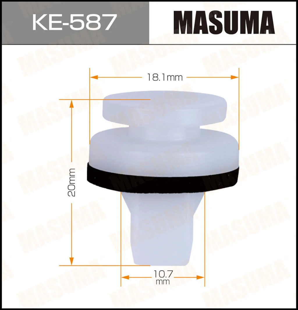 Клипса Masuma KE-587