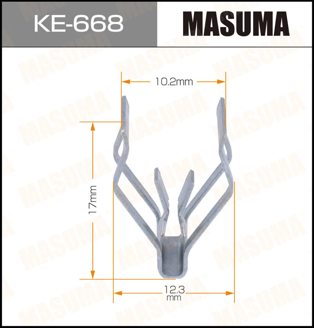 Клипса Masuma KE-668