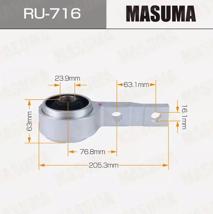Сайлентблок переднего рычага Masuma RU-716