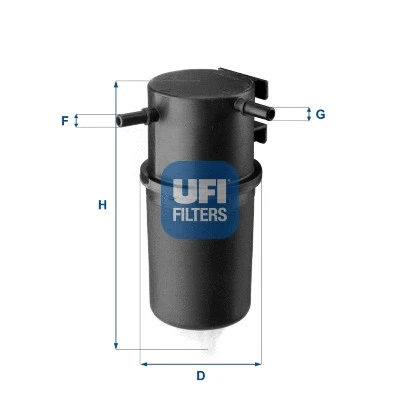 Фильтр топливный дизельный UFI 24.145.00