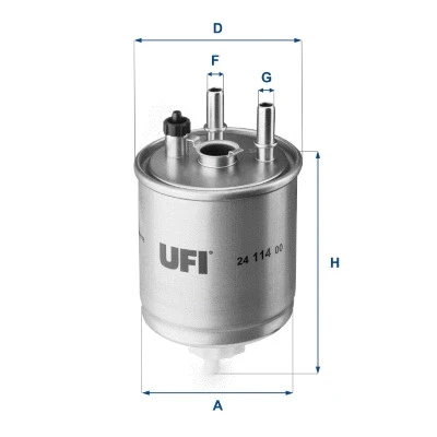 Фильтр топливный дизельный UFI 24.114.00
