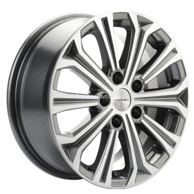 Диск Khomen Wheels KHW1610 (Focus) 6,5x16/5x108 ET50 D63,3 Gray-FP