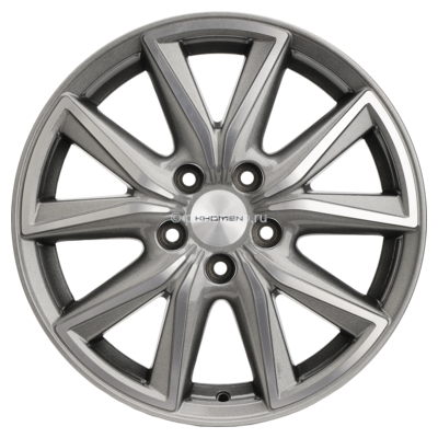 Диск Khomen Wheels KHW1706 (Camry) 7x17/5x114,3 ET45 D60,1 G-Silver-FP