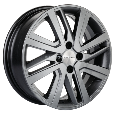 Диск Khomen Wheels KHW1609 (Rio I/Solaris I) 6x16/4x100 ET48 D54,1 G-Silver