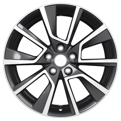 Диск Khomen Wheels KHW1802 (RAV4) 7x18/5x114,3 ET35 D60,1 Black-FP