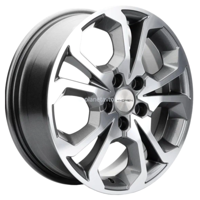 Диск Khomen Wheels KHW1711 (Chery tigo 7pro) 6,5x17/5x108 ET33 D60,1 Gray-FP