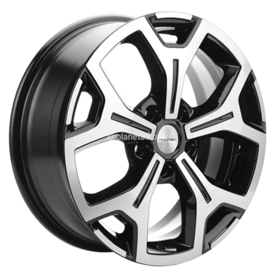 Диск Khomen Wheels KHW1710 (Chery tigo 7pro) 6,5x17/5x108 ET33 D60,1 Black-FP