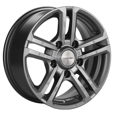 Диск Khomen Wheels KHW1602 (Niva 4x4 Bronto) 6,5x16/5x139,7 ET35 D98,5 Gray