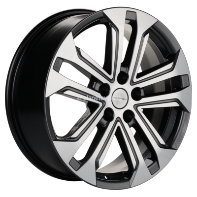 Диск Khomen Wheels KHW1803 (Kodiaq/Tiguan) 7x18/5x112 ET43 D57,1 Gray-FP