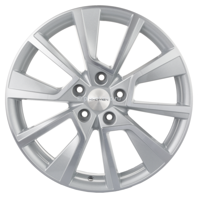 Диск Khomen Wheels KHW1802 (Kodiaq) 7x18/5x112 ET43 D57,1 F-Silver-FP