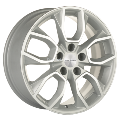 Диск Khomen Wheels KHW1713 (Kodiaq) 7x17/5x112 ET40 D57,1 F-Silver-FP