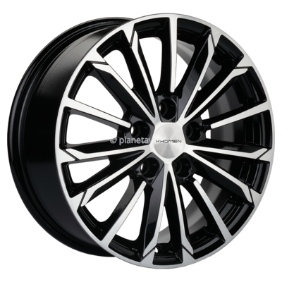 Диск Khomen Wheels KHW1611 (Corolla) 6,5x16/5x114,3 ET45 D60,1 Black-FP