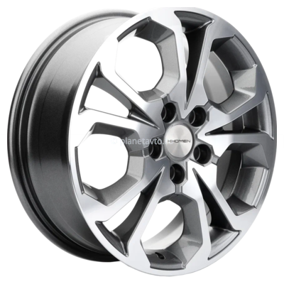 Диск Khomen Wheels KHW1711 (Coolray) 6,5x17/5x114,3 ET45 D54,1 Gray-FP