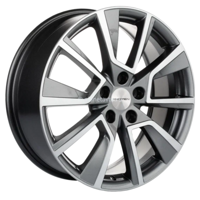 Диск Khomen Wheels KHW1802 (Jolion) 7x18/5x114,3 ET37 D66,5 Gray-FP