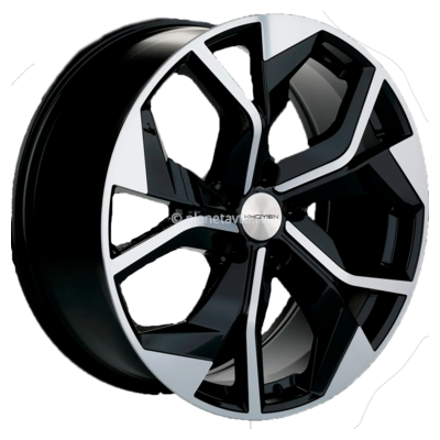 Диск Khomen Wheels KHW2006 (RX) 8,5x20/5x114,3 ET35 D67,1 Black-FP