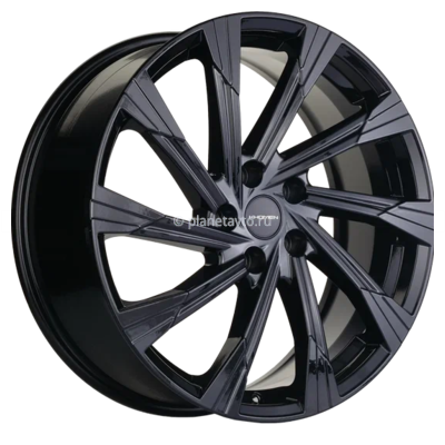 Диск Khomen Wheels KHW1901 (Soul/Seltos/Sonata) 7,5x19/5x114,3 ET49,5 D67,1 Black