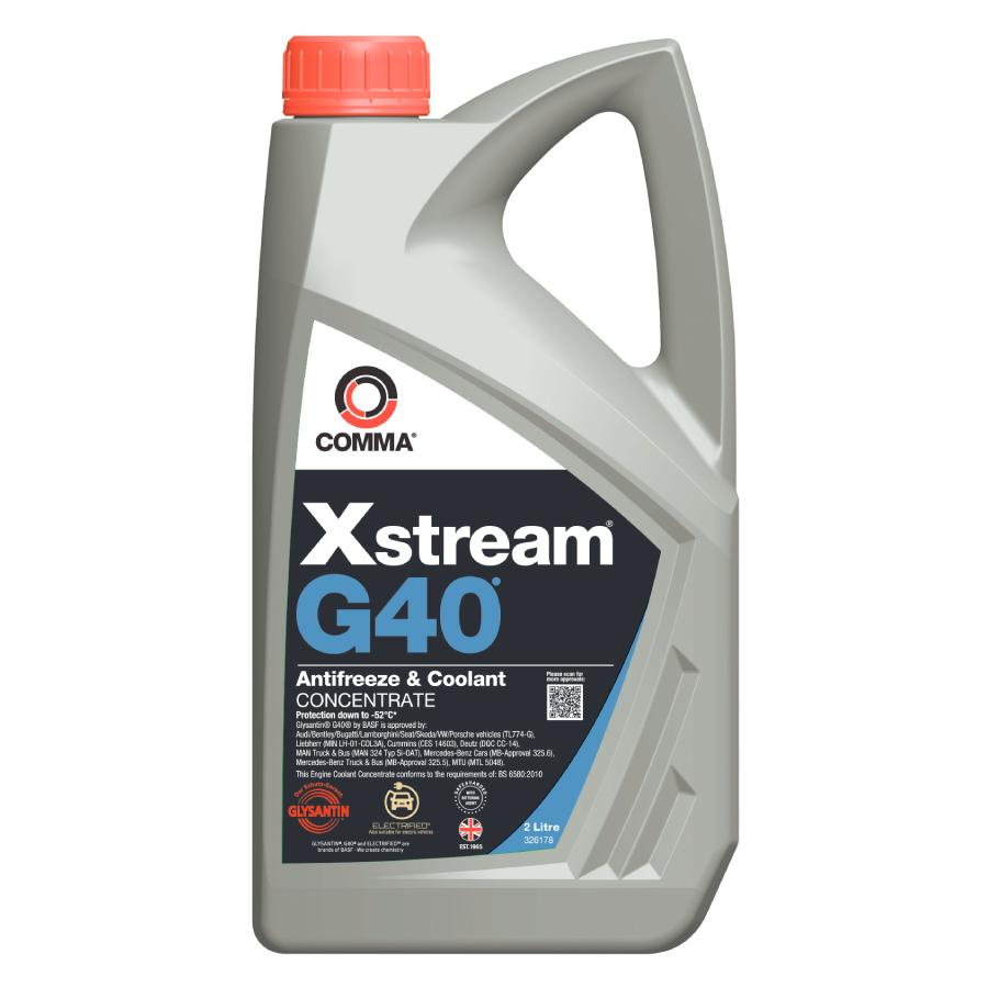 Антифриз Comma Xstreem G40 G12++ фиолетовый -52°С концентрат 2 кг