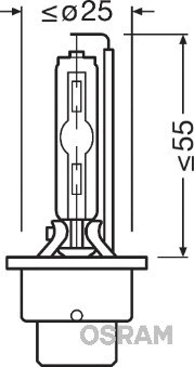 Лампа ксеноновая Osram 66240XNL