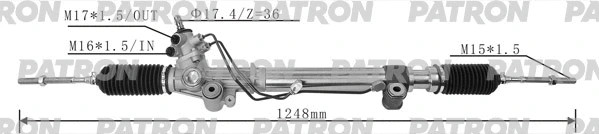 Рейка рулевая гидравлическая TOYOTA: 4RUNNER,LAND CRUISER PRADO,LEXUS GX470 2002-10 Patron PSG3189