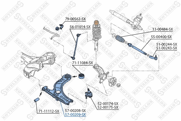 57-00209-sx Stellox 5700209SX