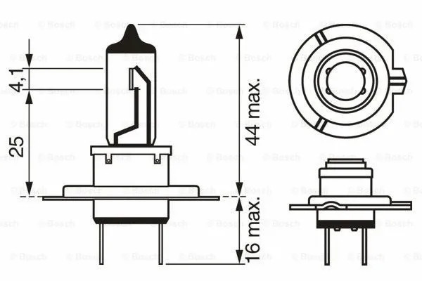 Лампа галогенная Bosch 1 987 301 090