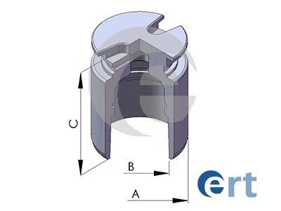 Поршень тормозного суппорта D38 PEUGEOT: 307 ALL 00- Ert 150274-C