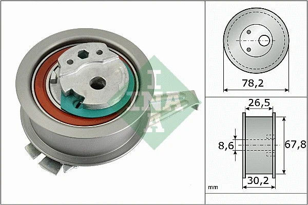 Ролик натяжной ремня ГРМ VAG 1.4-1.6TDI 07-