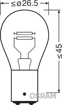 Лампа подсветки Osram 7240