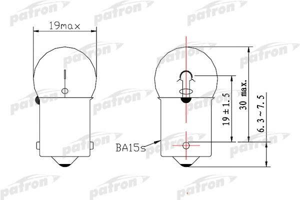 Лампа подсветки Patron PLR5W