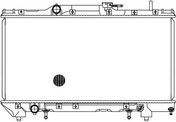 Радиатор охл. для а/м Toyota Carina E (92-)/Caldina (92-)/Corona (92-) AT Luzar LRc 19151