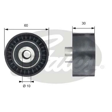 Ролик обводной T42199 Gates (7786-21570)