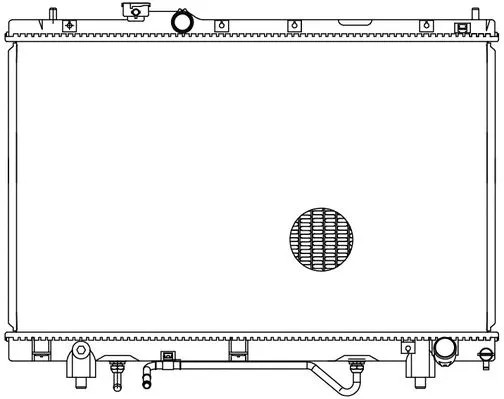 Радиатор охл. для а/м Toyota Ipsum 95-/Gaia 98-/Nadia 98-/Picnic 96- Luzar LRc1906