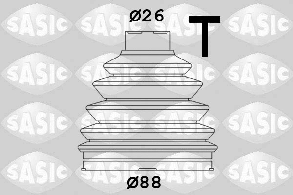 Пыльник ШРУСа AUDI A3 I-II/VW GOLF III-VII/PASSAT III-VII 1.6-1.9TDI 96-03 Sasic 1906074