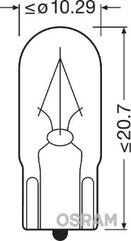 Лампа подсветки Osram 2840