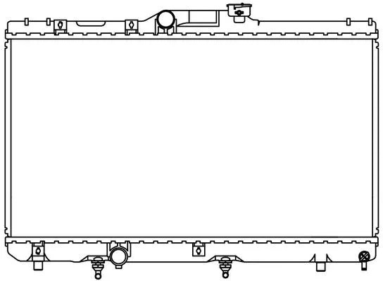 Радиатор основной TOYOTA Corolla E10/E11 LUZAR LRc 1911 Luzar LRc 1911