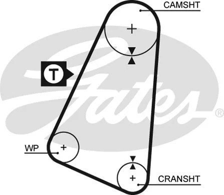 Ремень ГРМ Gates 5015