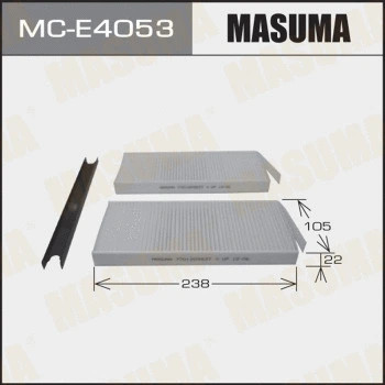 Фильтр салона Masuma MCE4053