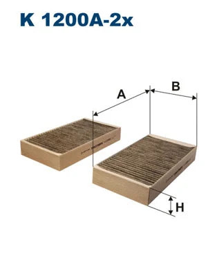 Фильтр салона Filtron K1200A2X
