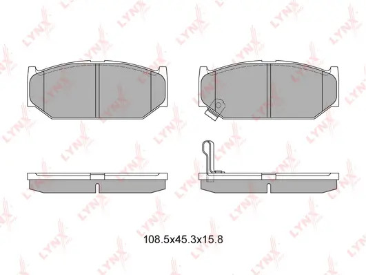 КОЛОДКИ ТОРМОЗНЫЕ ПЕРЕДНИЕ SUZUKI SWIFT III-IV 1.2-1.6 06-