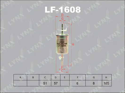 ФИЛЬТР ТОПЛИВНЫЙ FORD FOCUS I 1.4-2.0 98-04 / II 2.0 04- / C-MAX 2.0 04-07, MAZDA 3(BK) 1.4-2.3T 0