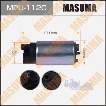 БЕНЗОНАСОС MASUMA, CHASER, CROWN / JZX100, JKS175, СЕТКА MPU-002, ГРАФИТОВЫЙ КОЛЛЕКТОР