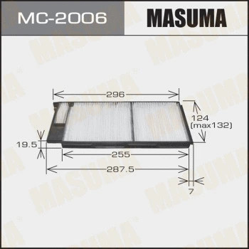 Фильтр салона Masuma MC2006