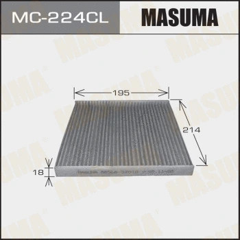 Фильтр салона Masuma MC224CL